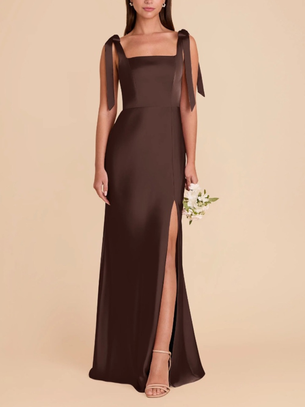 Birch Grey Alex Convertible Dress - Espresso - Picture 2 of 6